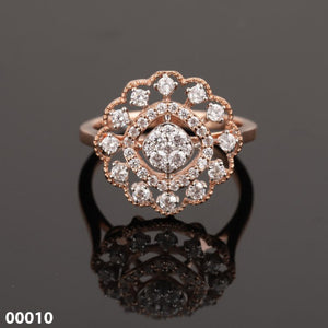 0.42 CTW 18 K Yellow Gold Women S Fashion Ring