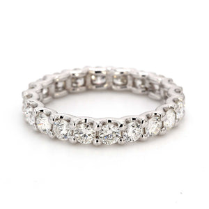 1.87 CTW Round 14 K White Gold Eternity Wedding Band