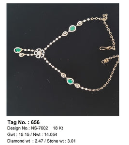 2.47 CTW 18 K Rose Gold (Other) Necklace