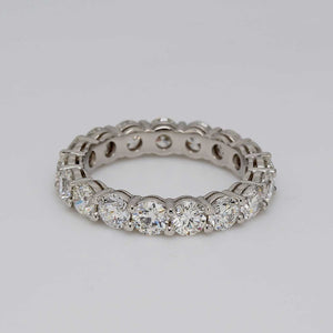 3.24 CTW Round Platinum Eternity Wedding Band