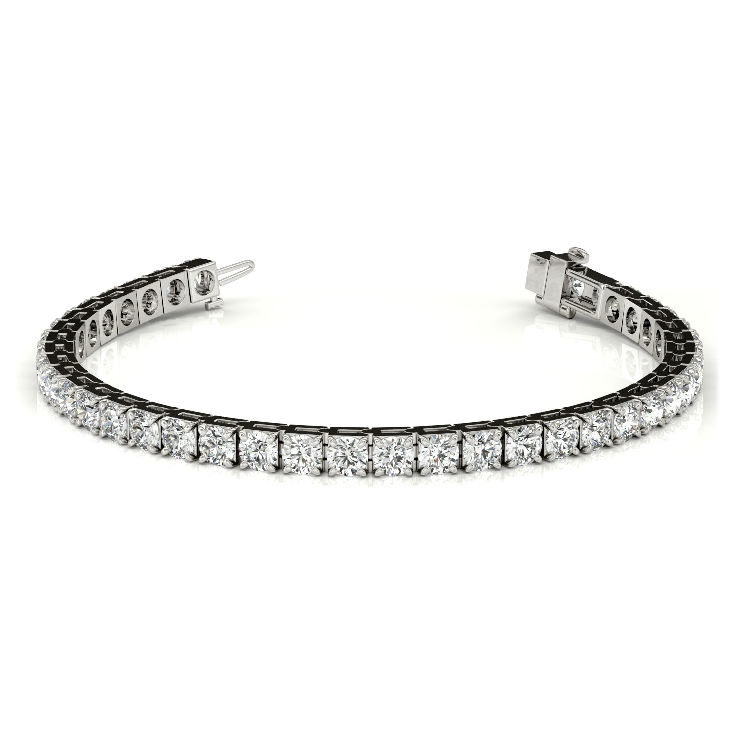 10.02 CTW Plat Bracelet