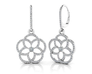 1.00 CTW 14kw Earrings