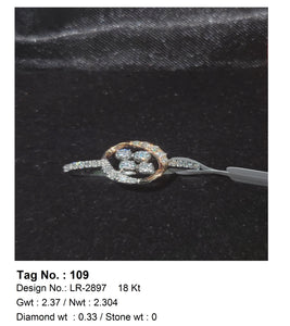 0.33 CTW 18 K Yellow Gold Women S Fashion Ring