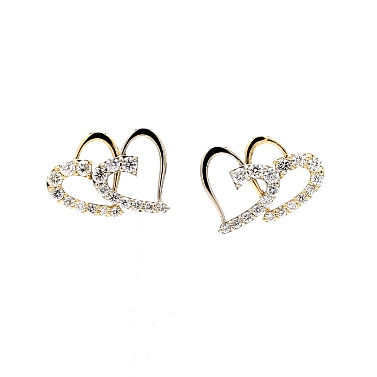 0.74 CTW Round Mix Metal (Other) Earrings