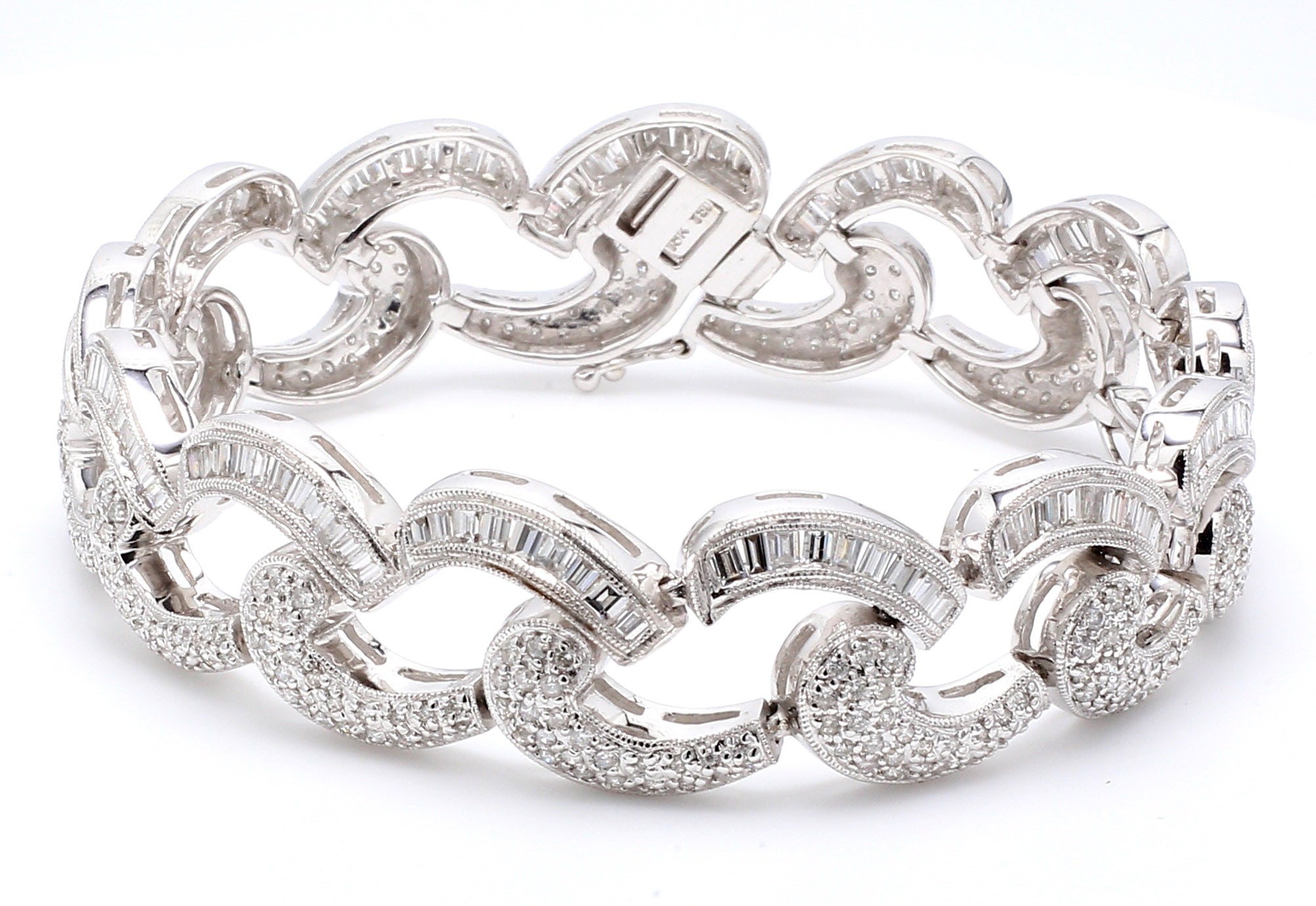 4.50 CTW 18 K White Gold (Other) Bracelet