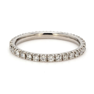 0.55 CTW Round Platinum Eternity Wedding Band