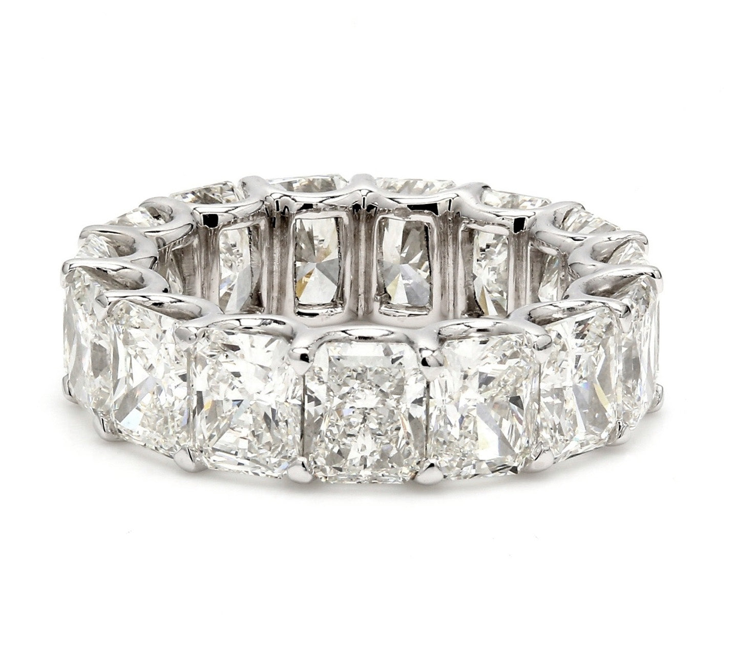 5.94 CTW Radiant Platinum Eternity Wedding Band