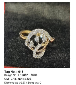 0.27 CTW 18 K Rose Gold (Other) Engagement Ring