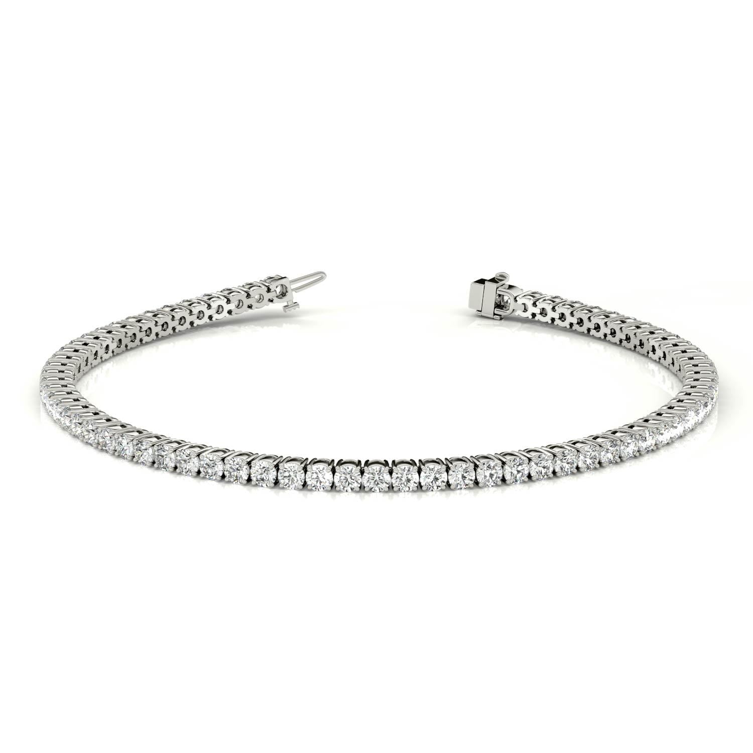 2.71 CTW Plat Bracelet