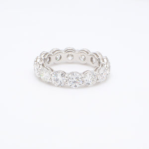 4.74 CTW Round Platinum Eternity Wedding Band