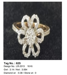 0.38 CTW 18 K Yellow Gold (Other) Engagement Ring
