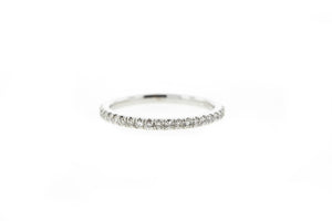 0.54 CTW Round 14 K White Gold Eternity Wedding Band