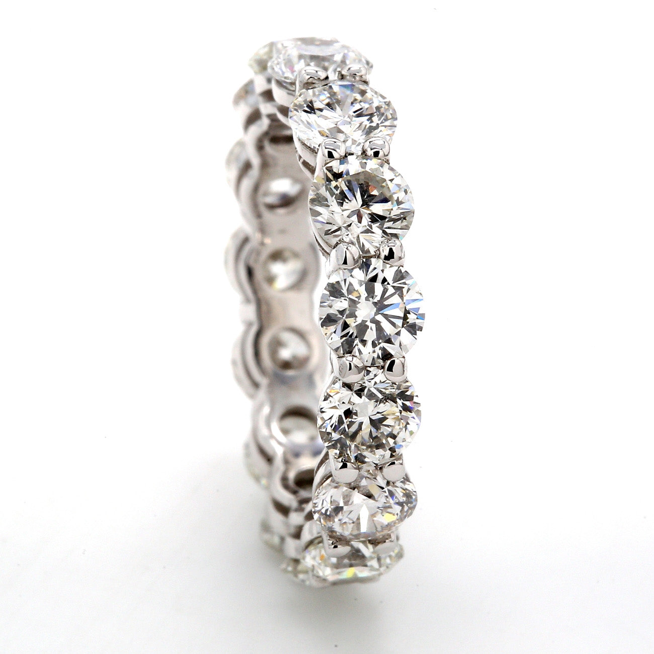 4.62 CTW Round Platinum Eternity Wedding Band