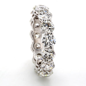 4.62 CTW Round Platinum Eternity Wedding Band