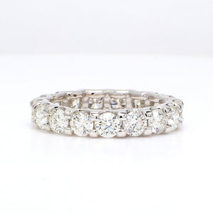 3.17 CTW Round Platinum Eternity Wedding Band