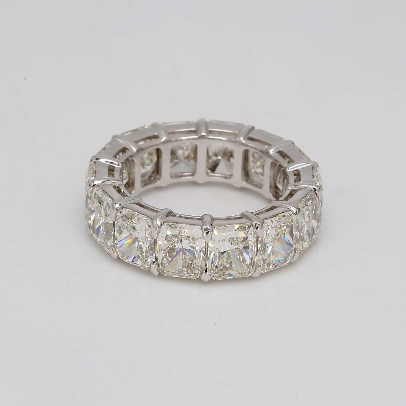 10.16 CTW Radiant Platinum Eternity Wedding Band