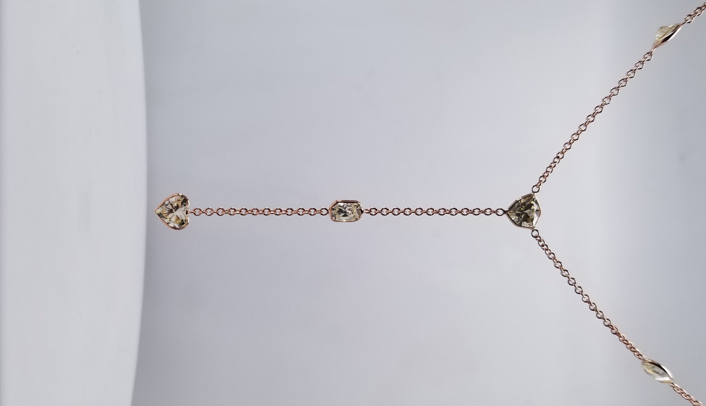3.96 CTW 18 K Rose Gold (Other) Necklace