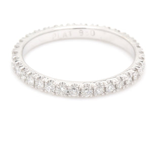 0.52 CTW Round Platinum Eternity Wedding Band