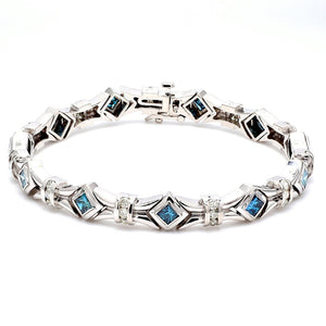 1.35 CTW 14 K White Gold (Other) Bracelet