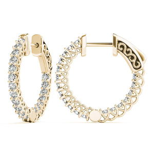 0.78 CTW 14ky Earrings