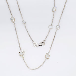 3.55 CTW 18 K White Gold (Other) Necklace