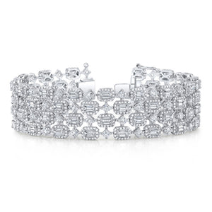 20.45 CTW 14 K White Gold (Other) Bracelet