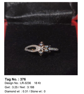 0.31 CTW 18 K Yellow Gold Women S Fashion Ring