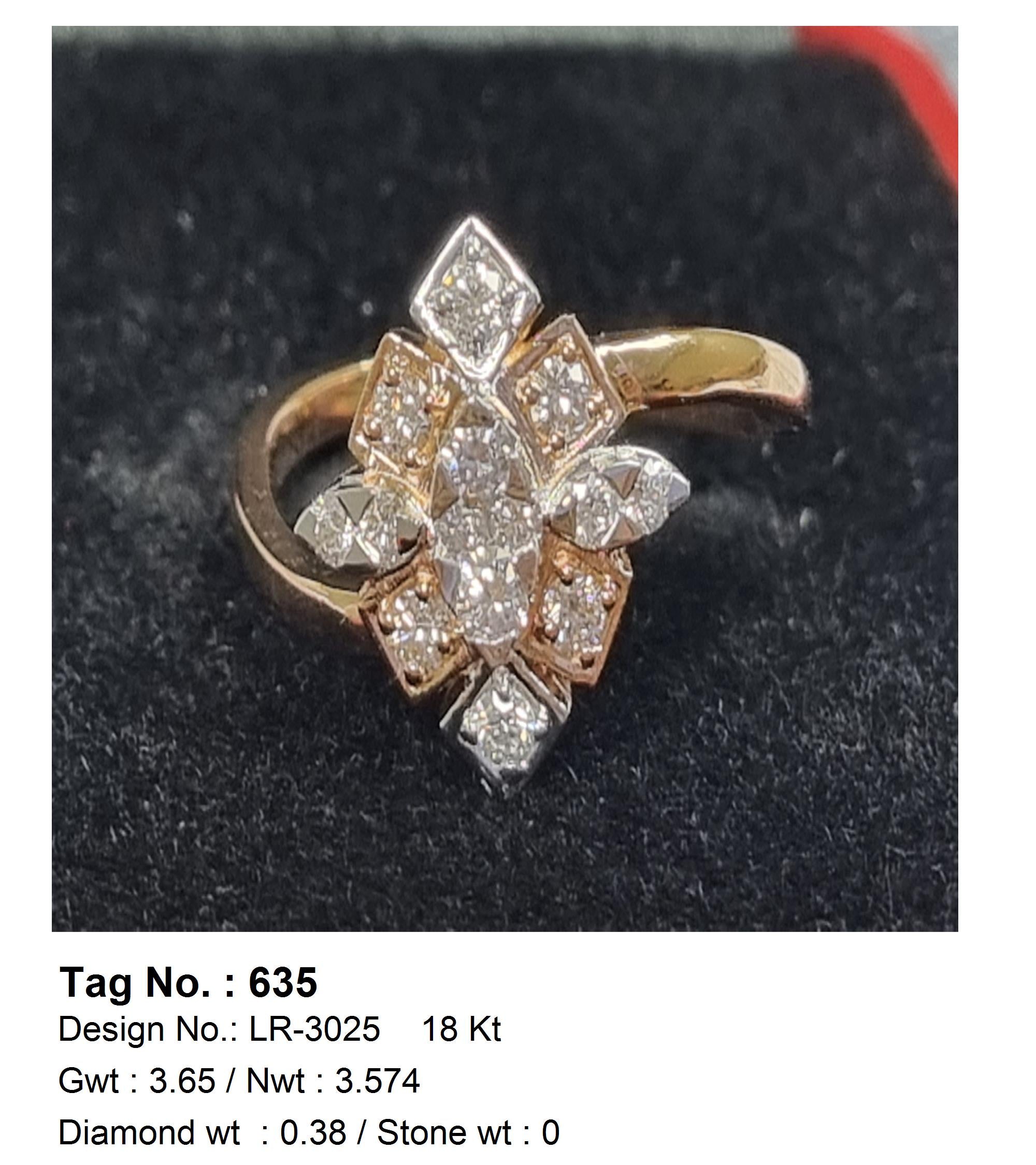 0.38 CTW 18 K Rose Gold (Other) Engagement Ring