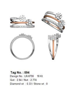 0.33 CTW 18 K Yellow Gold (Other) Engagement Ring