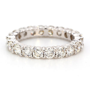 2.33 CTW Round 14 K White Gold Eternity Wedding Band