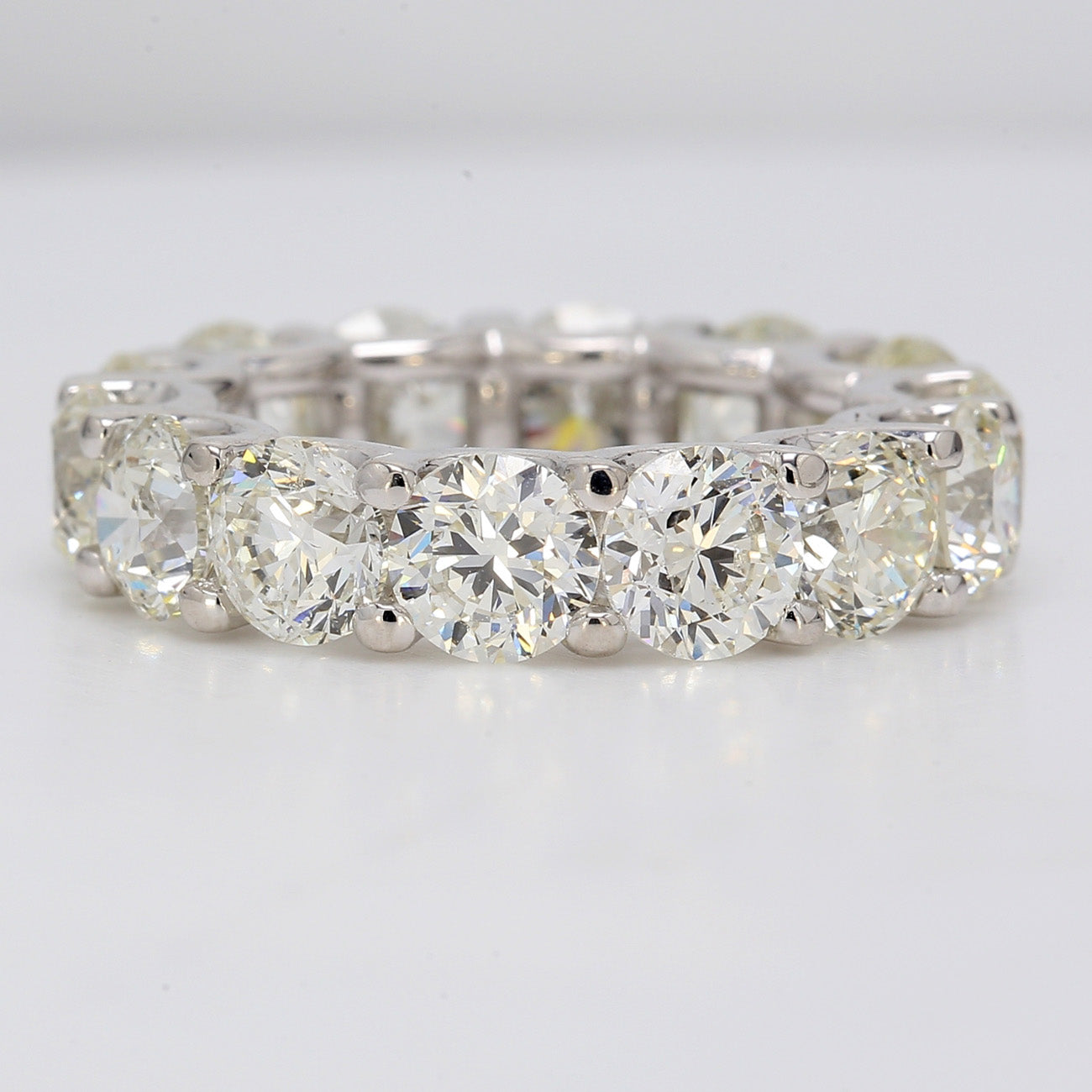 9.99 CTW Round Platinum Eternity Wedding Band