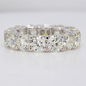 9.99 CTW Round Platinum Eternity Wedding Band