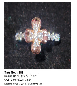 0.48 CTW 18 K Yellow Gold Women S Fashion Ring