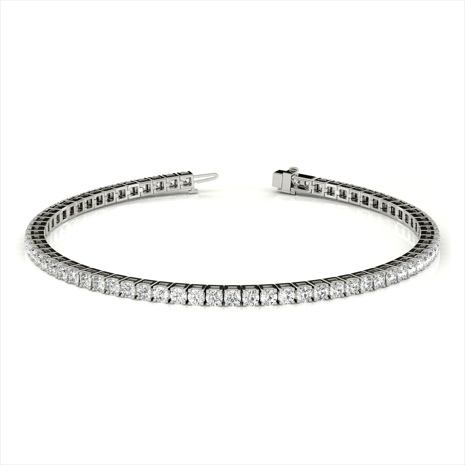 2.71 CTW Plat Bracelet