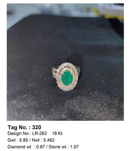0.87 CTW 18 K Yellow Gold Women S Fashion Ring
