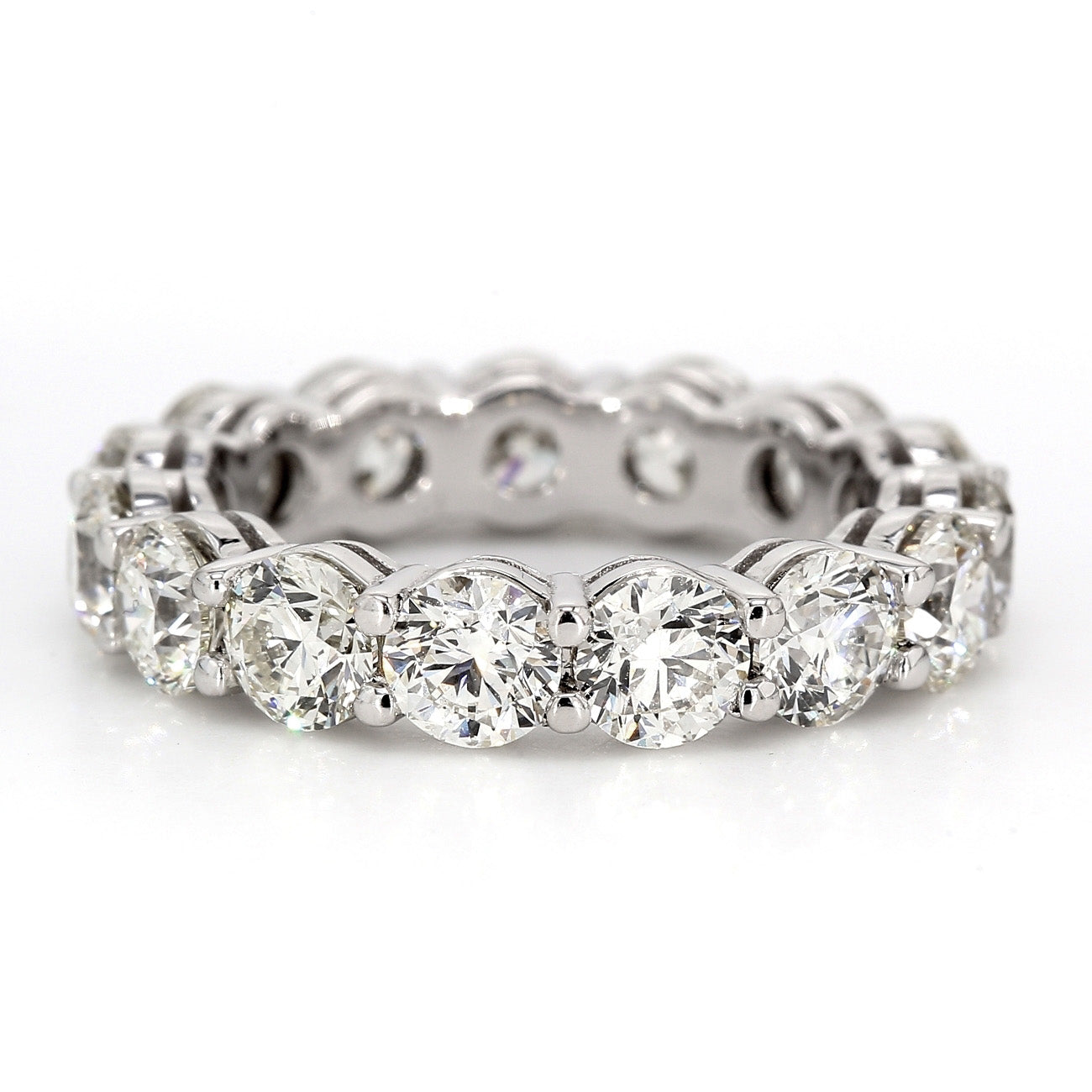 5.45 CTW Round Platinum Eternity Wedding Band