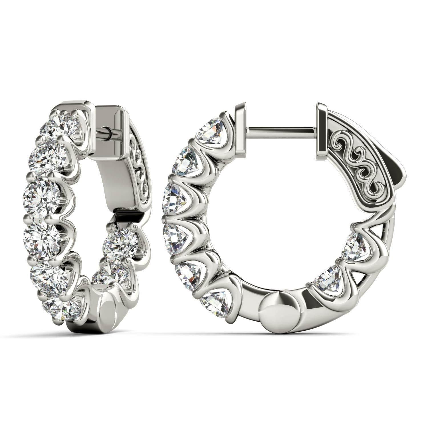 2.14 CTW 14kw Earrings