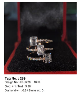 0.60 CTW 18 K Yellow Gold Women S Fashion Ring