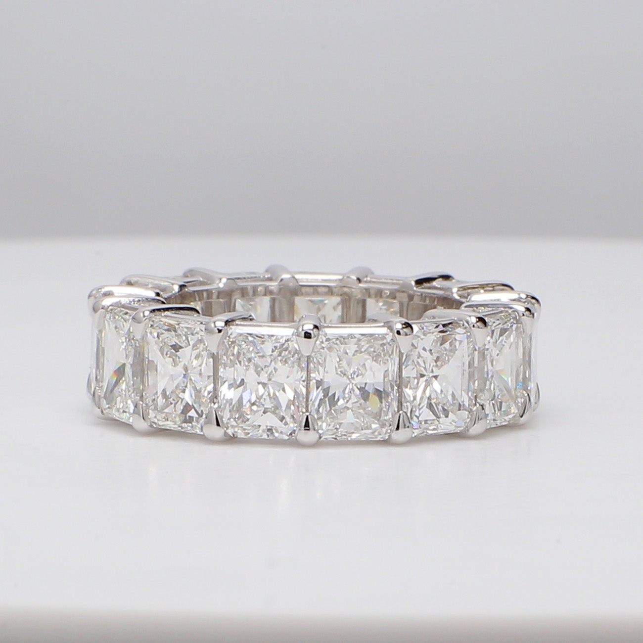 11.09 CTW Radiant Platinum Eternity Wedding Band