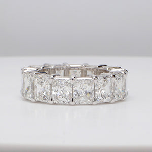 11.09 CTW Radiant Platinum Eternity Wedding Band