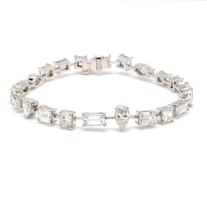 11.43 CTW Platinum Tennis Bracelet