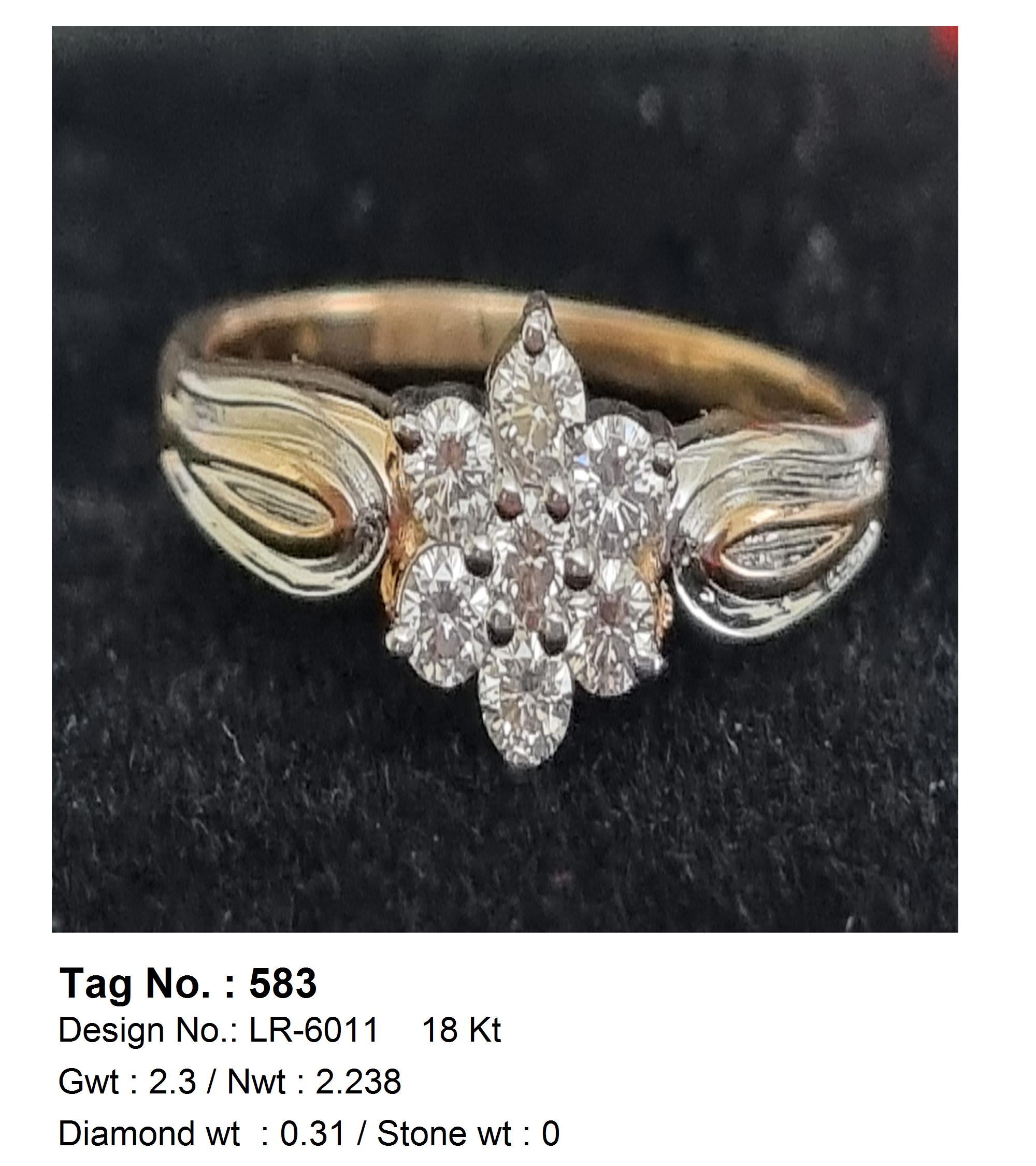 0.31 CTW 18 K Yellow Gold (Other) Engagement Ring