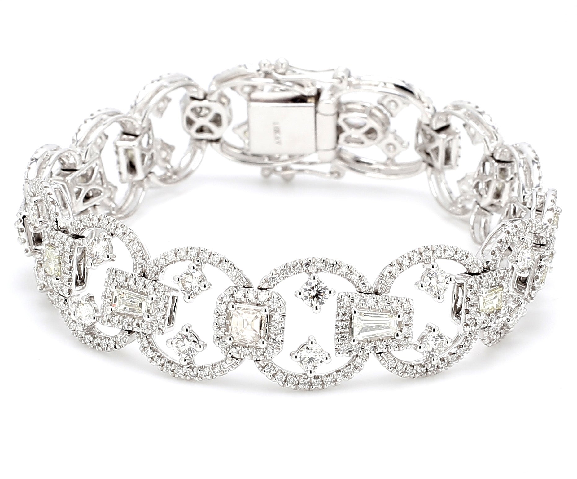 7.48 CTW 18 K White Gold (Other) Bracelet