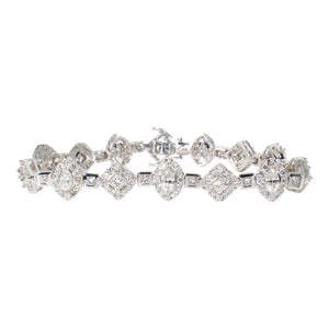 7.55 CTW 14 K White Gold (Other) Bracelet