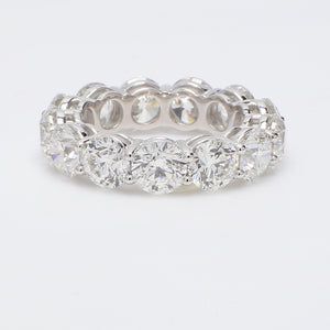 9.16 CTW Round Platinum Eternity Wedding Band